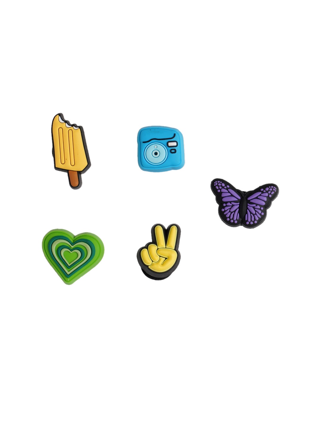 

Crocs Pack Of 5 Fun Summer Jibbitz Shoe Charms, Yellow