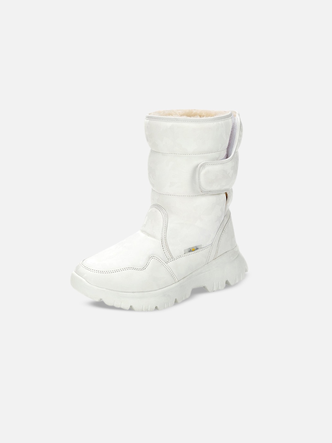 

Little Surprise Box LLP Kids White Solid Winter/Snowboots