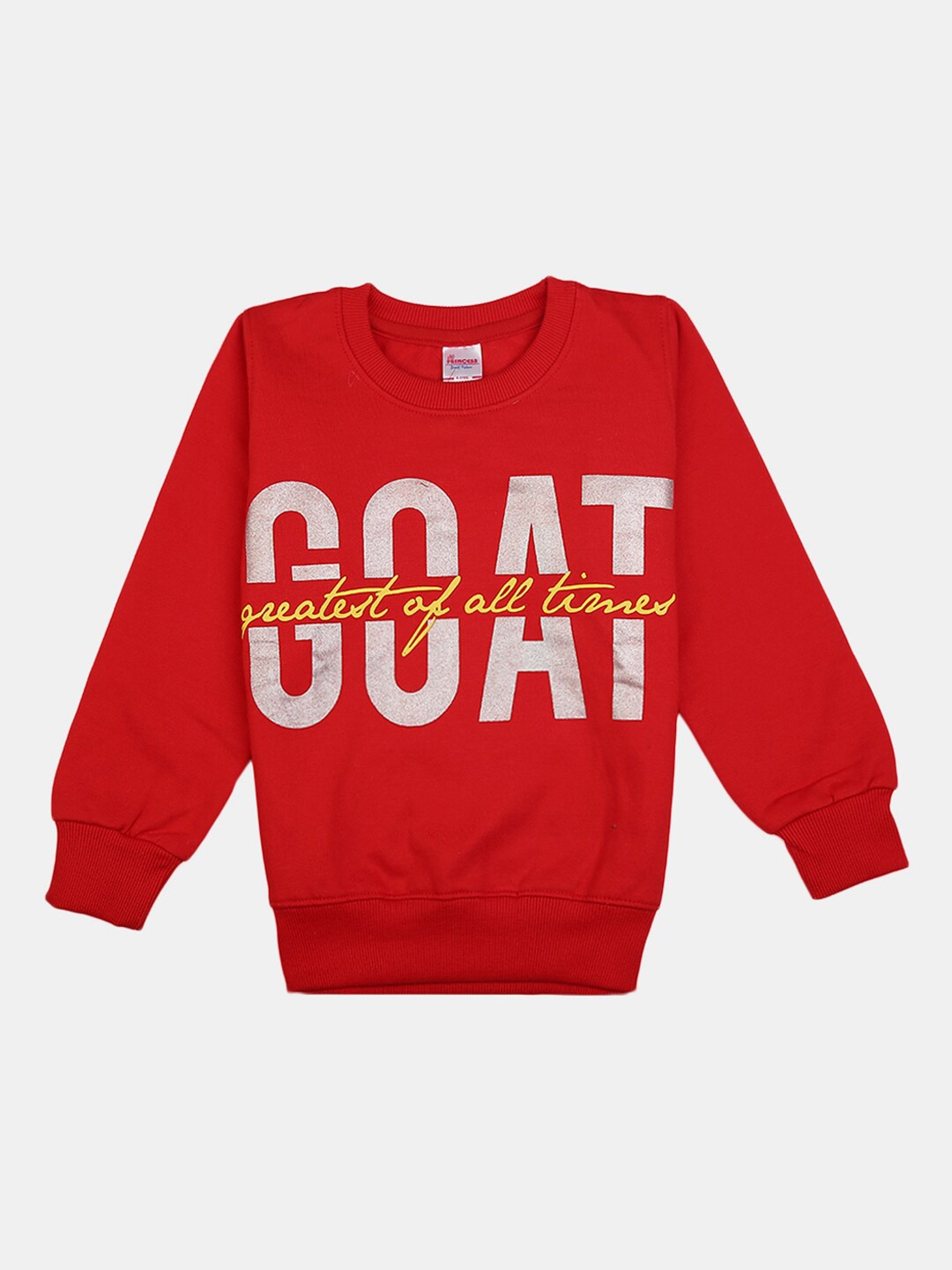 

V-Mart Girls Red Cotton Printed Sweatshirt