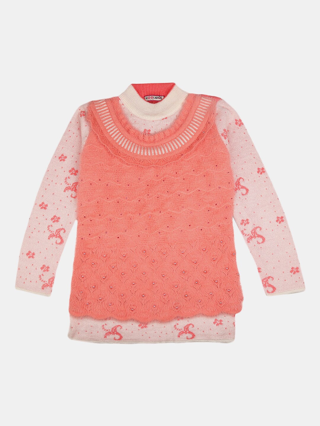 

V-Mart Peach-Coloured Pure Cotton Top