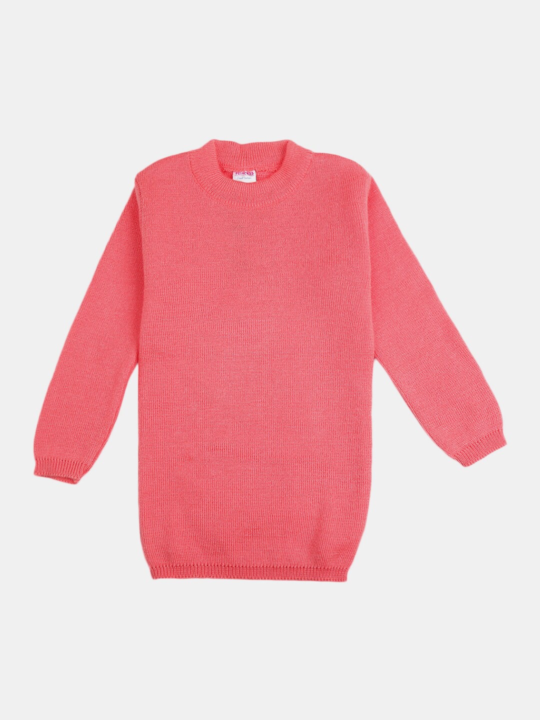 

V-Mart Peach-Coloured Pure Cotton Blouson Longline Top