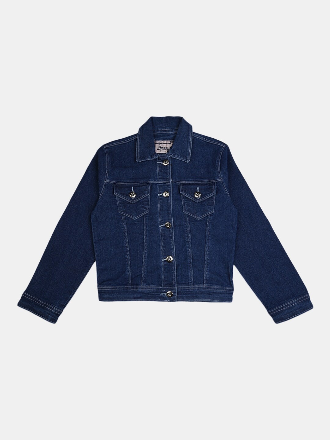 

V-Mart Girls Blue Cotton Denim Jacket