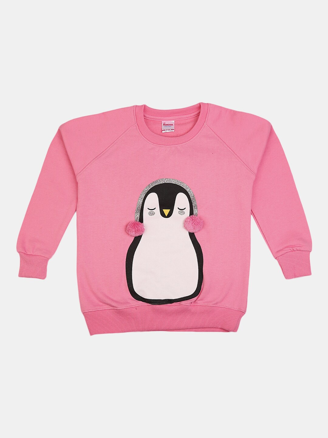 

V-Mart Girls Pink Printed Sweatshirt