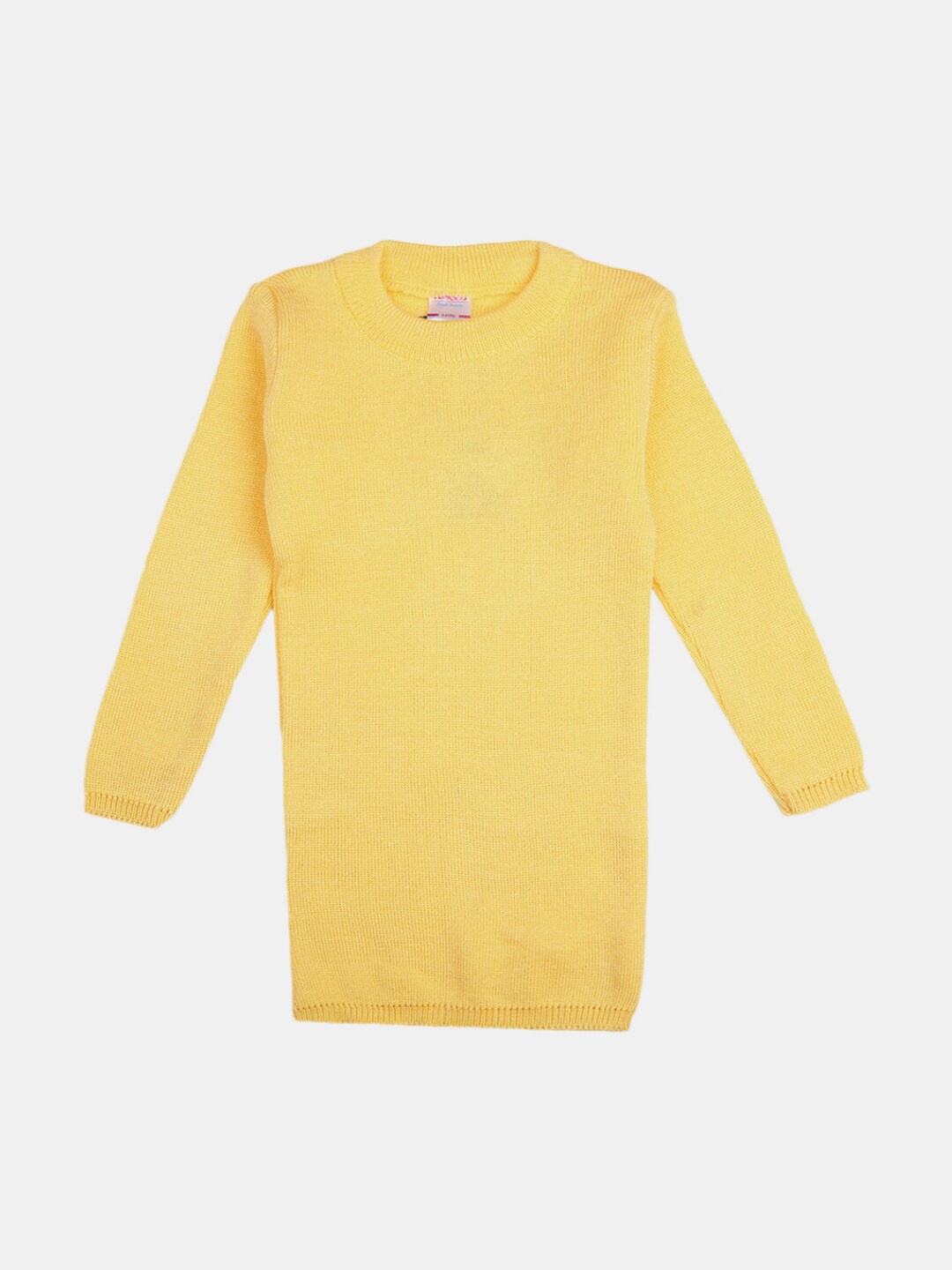 

V-Mart Yellow Pure Cotton Longline Top
