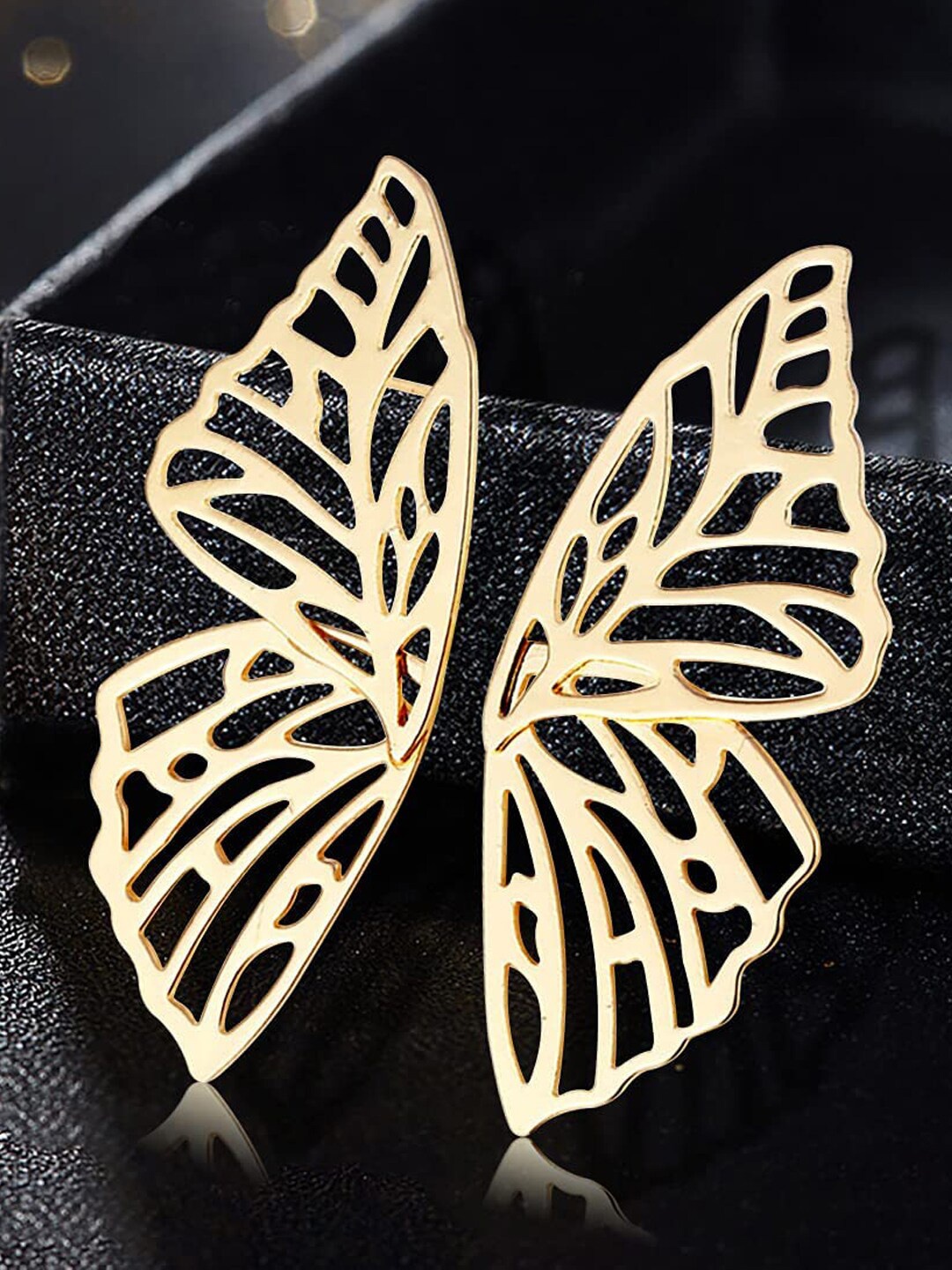 

Young & Forever Gold Plated Butterfly Studs Earrings