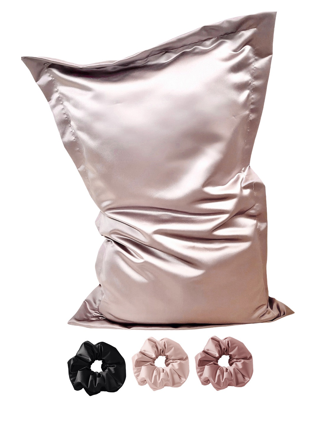 

Mueras Lavender Coloured Solid Pillow Cover With Scrunchie