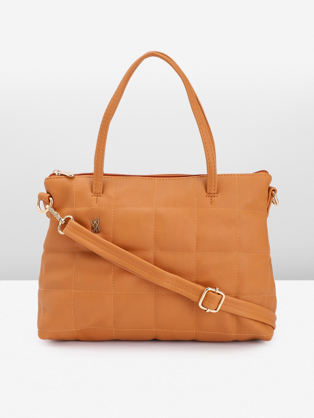 

Baggit Textured Handheld Bag, Orange