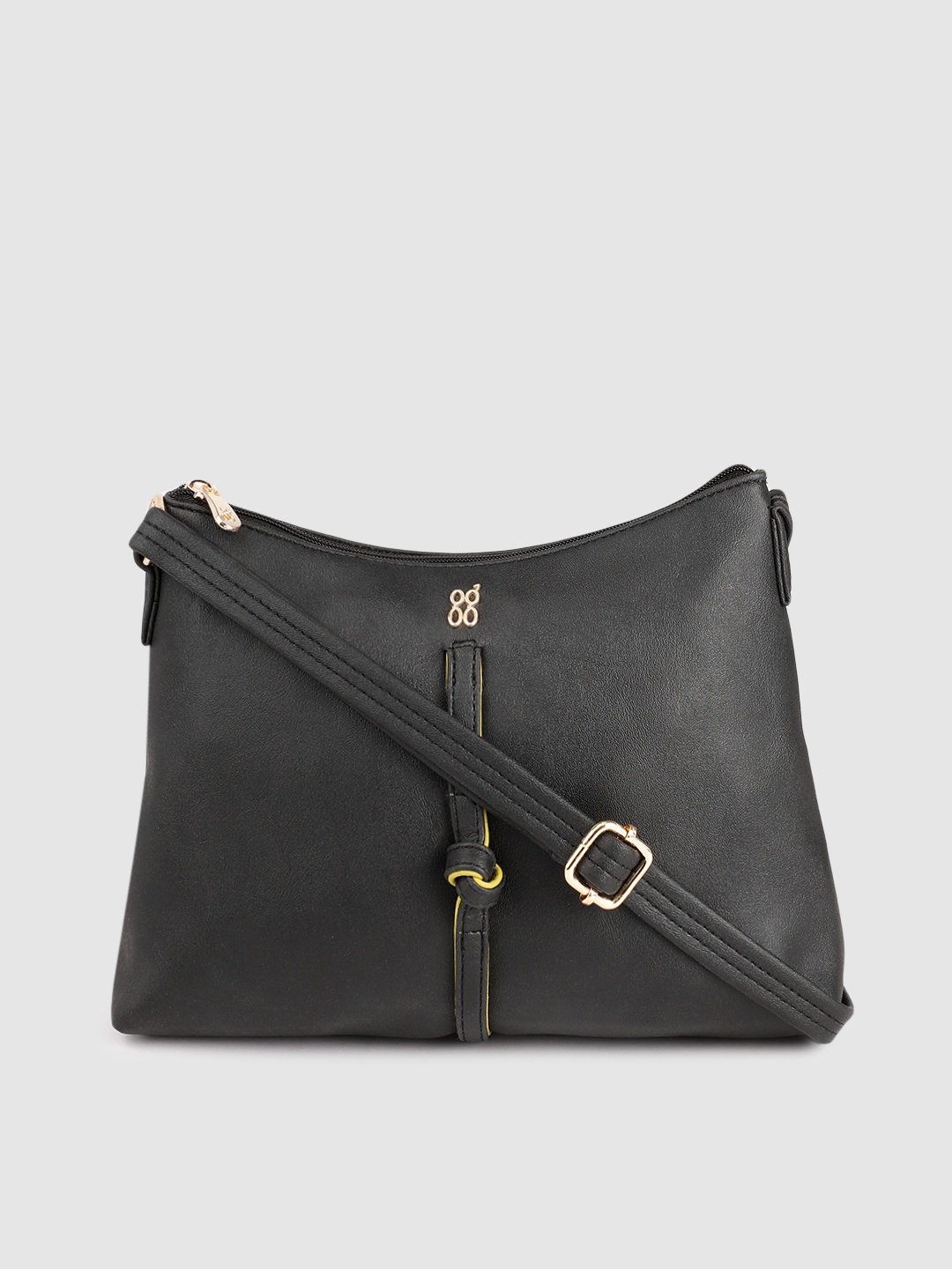 

Baggit Structured Sling Bag, Black