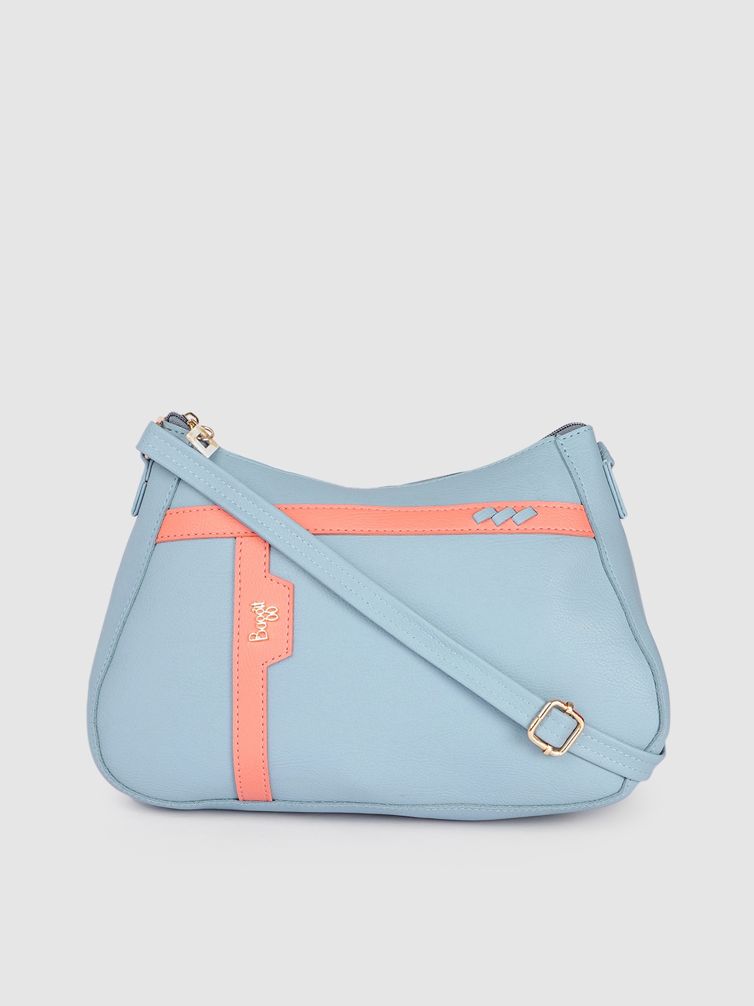 

Baggit Blue Solid Sling Bag