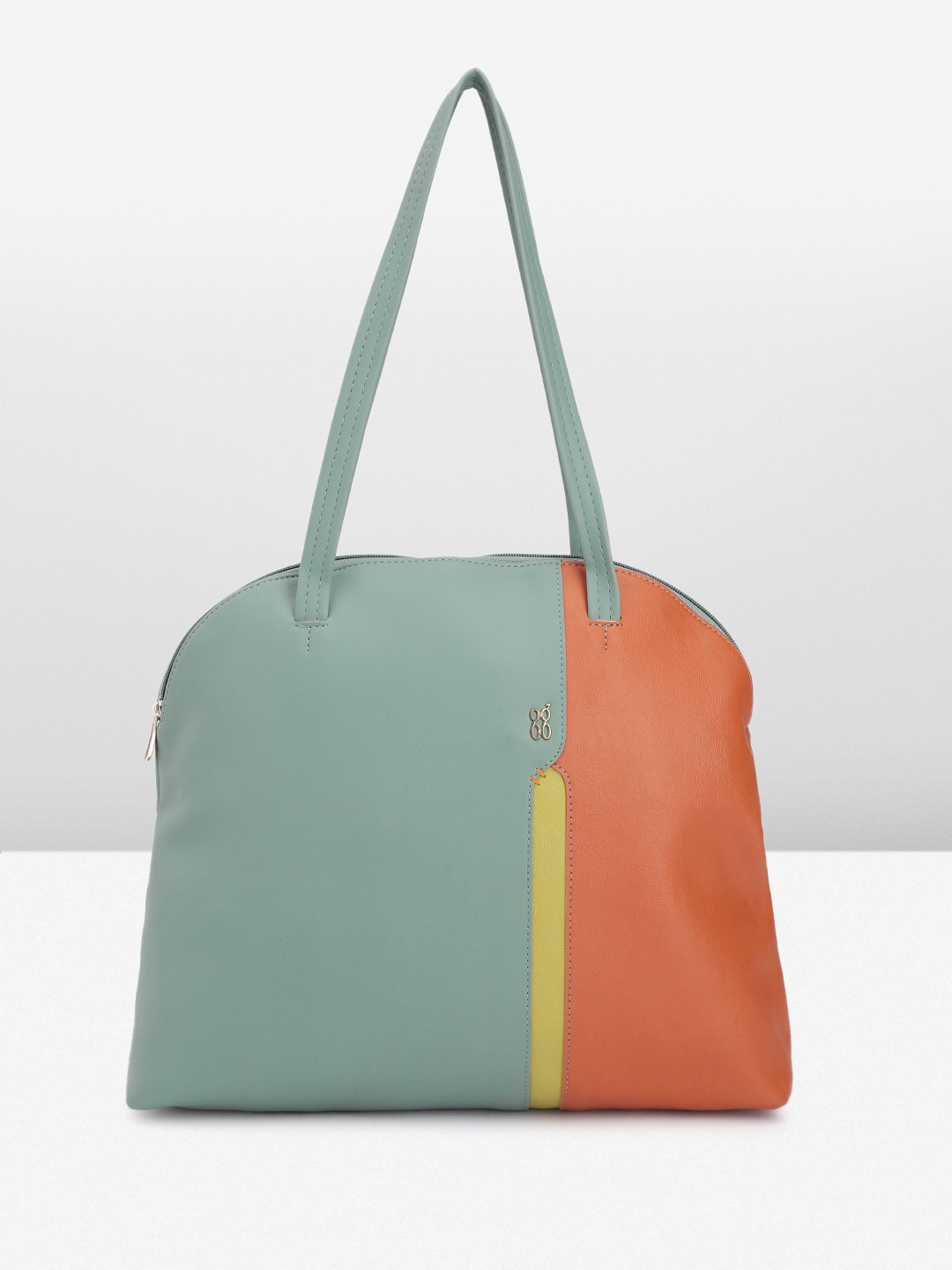 

Baggit Colourblocked Structured Shoulder Bag, Blue
