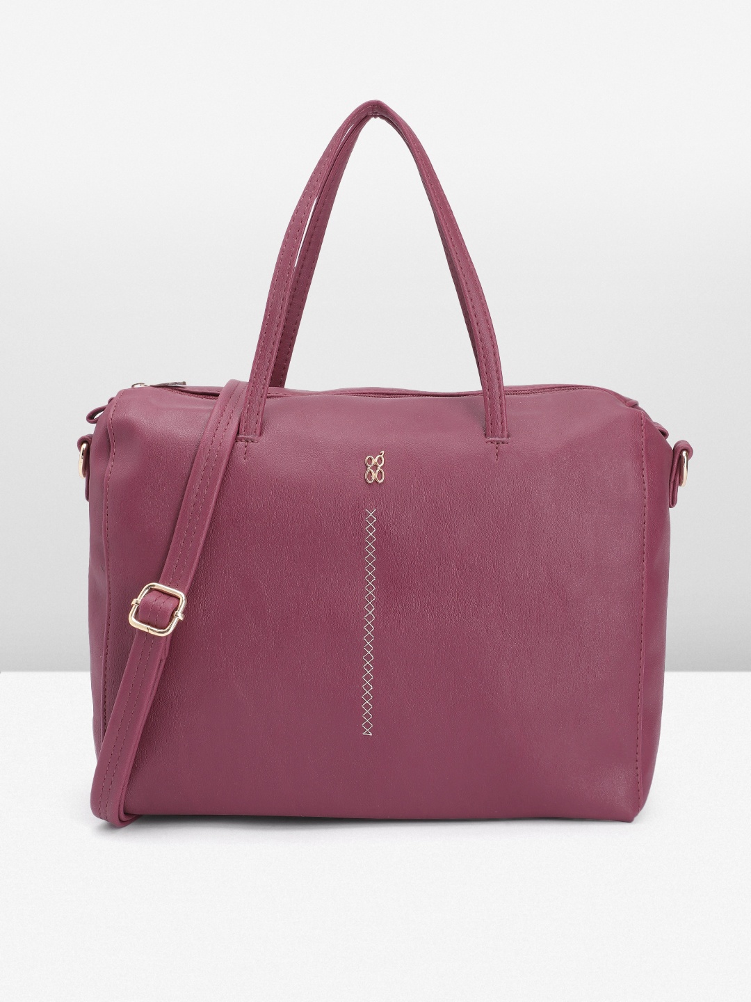 

Baggit Structured Handheld Bag, Burgundy