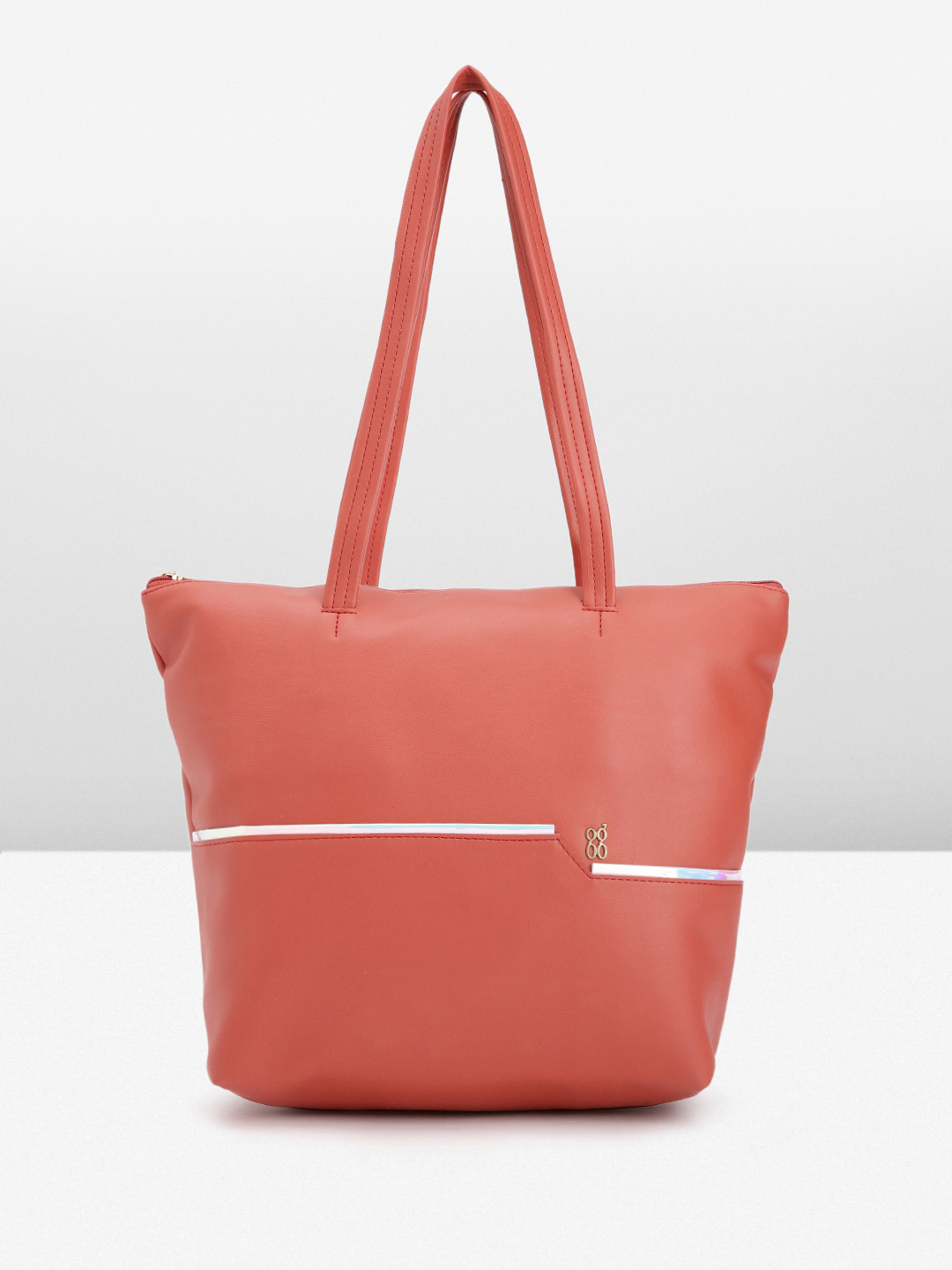 

Baggit Solid Structured Shoulder Bag, Red