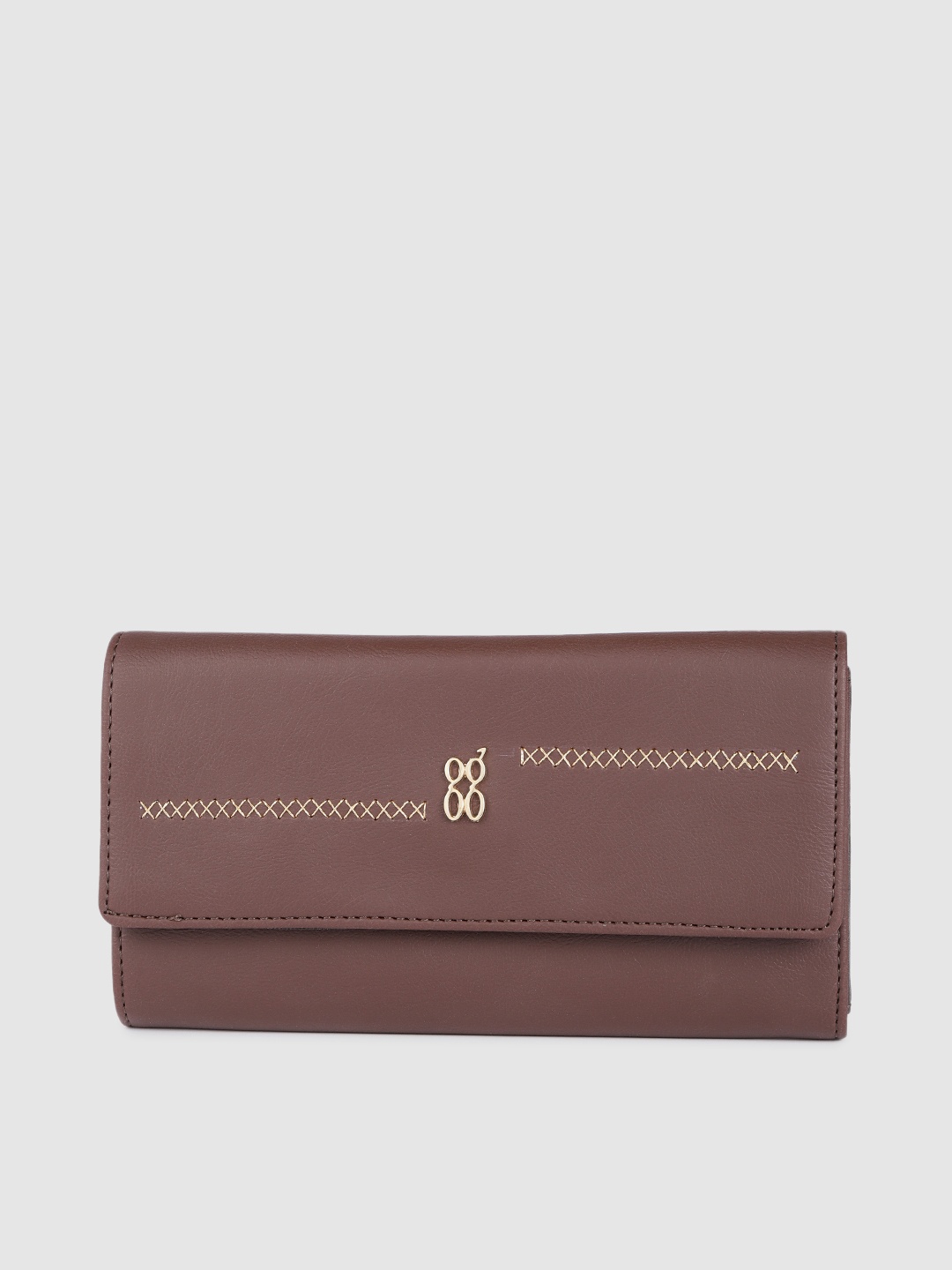 

Baggit Women Three Fold Wallet, Brown