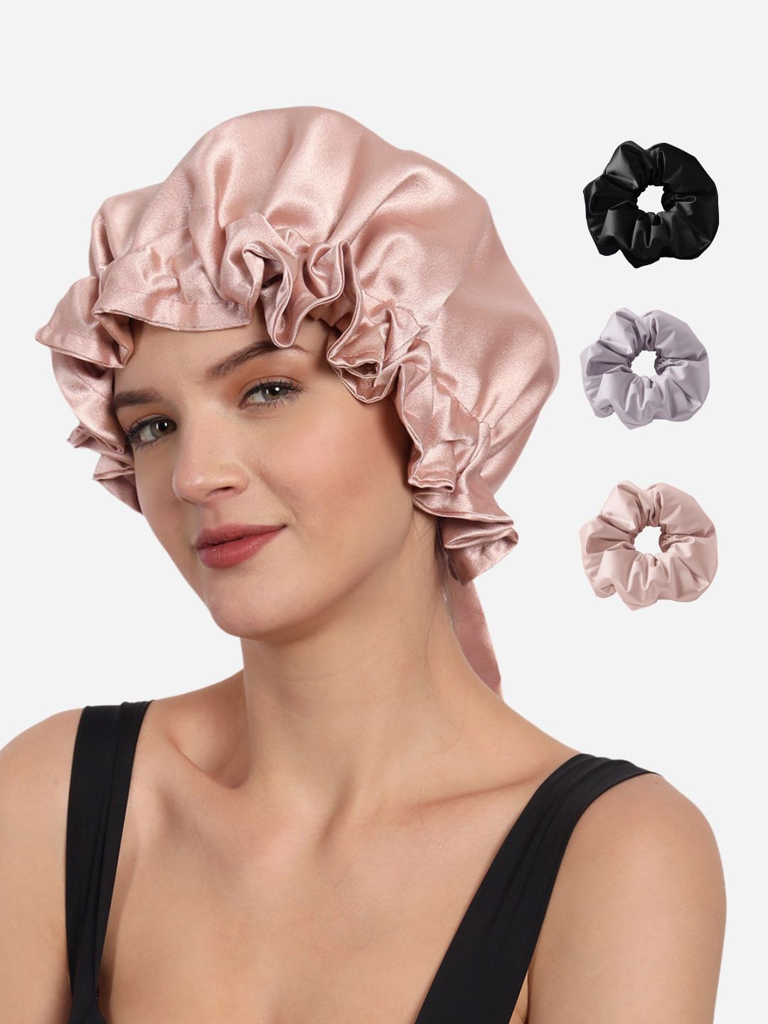 

Mueras Women Rose Gold & Black Set of 4 Hair Accessory Set