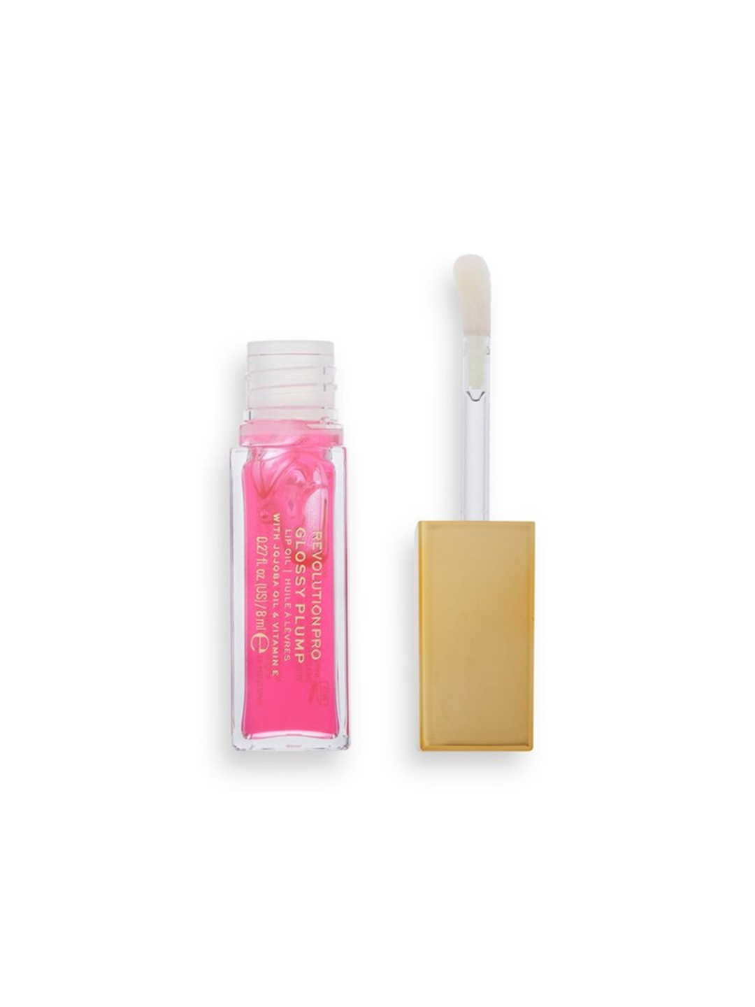 

Makeup Revolution London Revolution Pro Glossy Plump Lip Oil with Jojoba Oil 8ml - Cherry, Pink