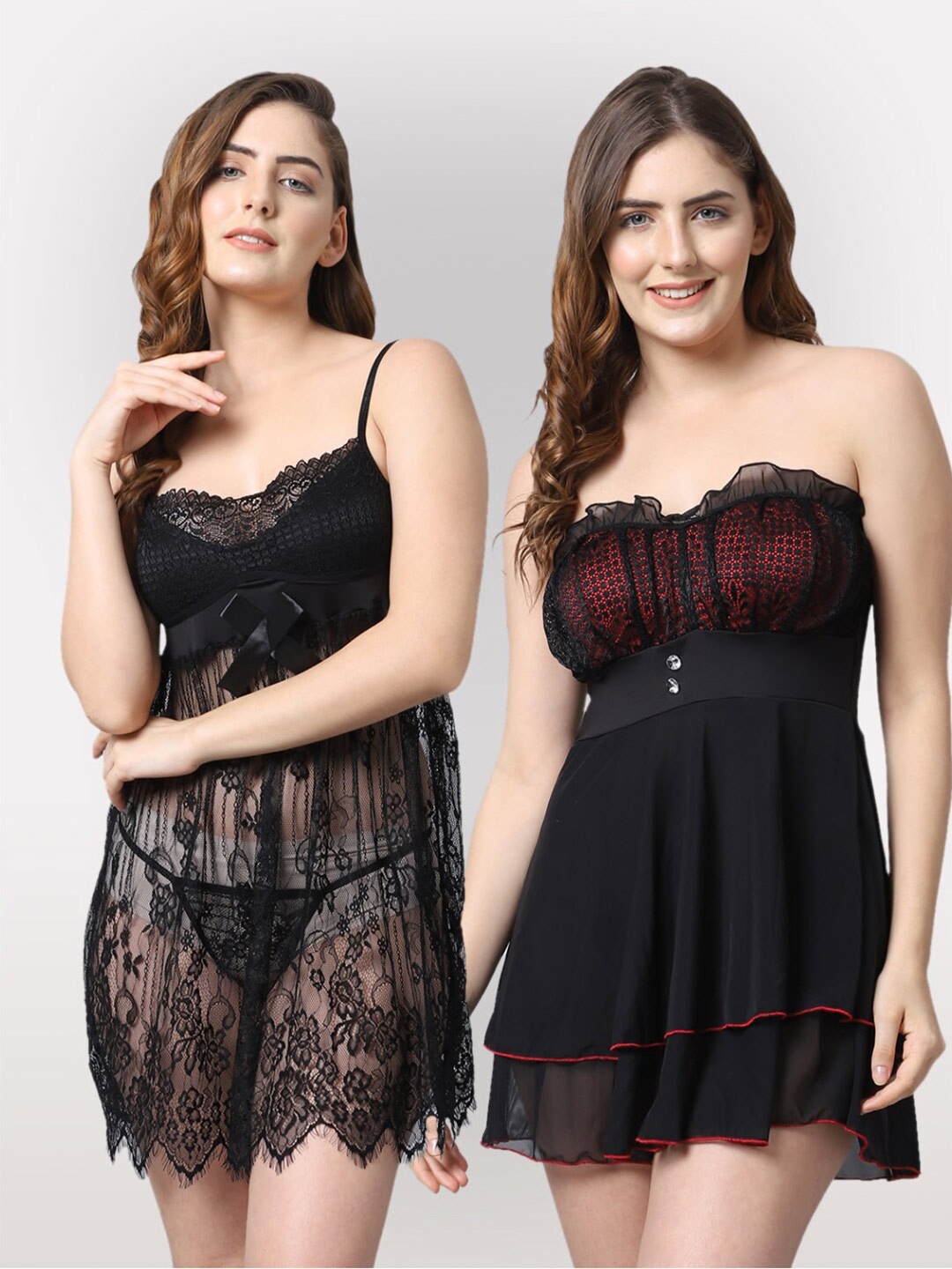 

Shararat Set Of 2 Black Baby Doll