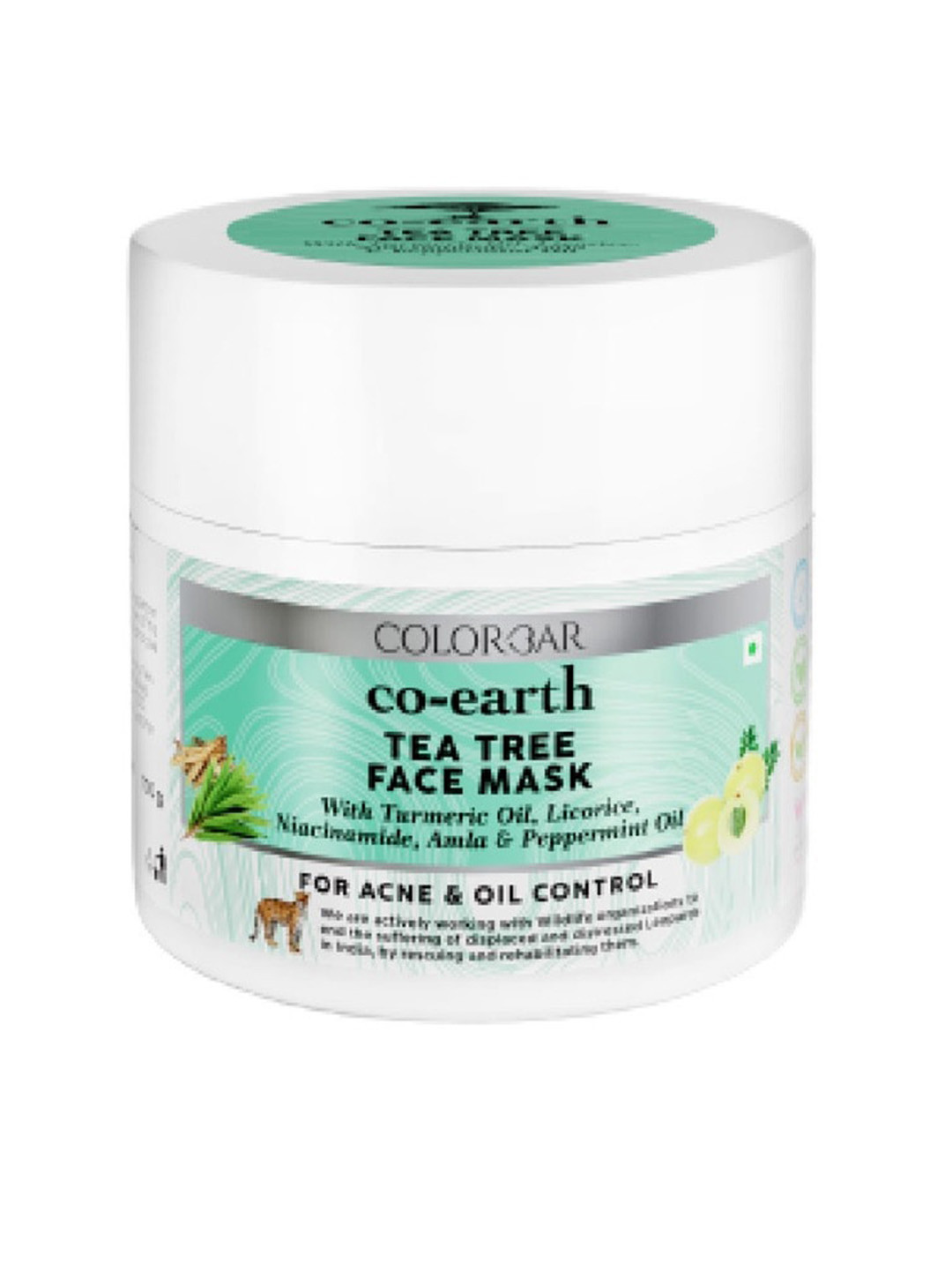 

Colorbar White Co-Earth Tea Tree Face Mask- 100g