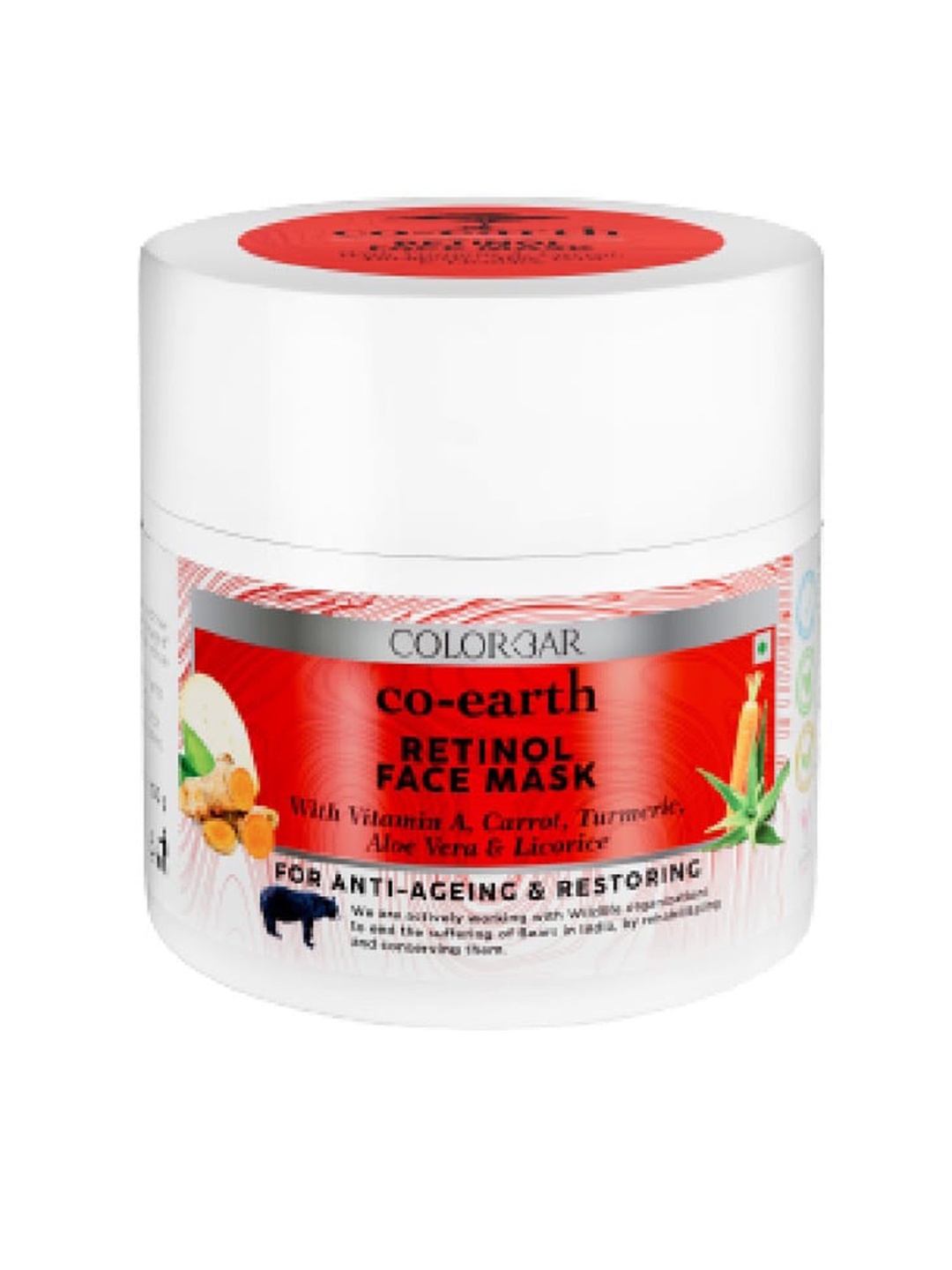 

Colorbar White Co-earth Retinol Face Mask- 100g