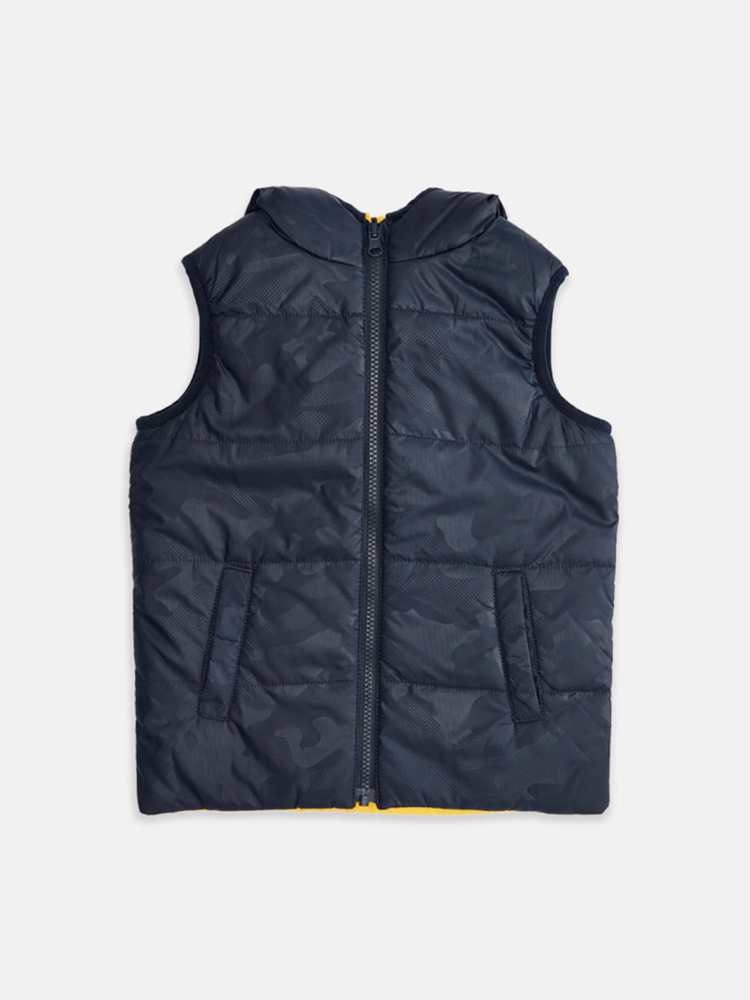 

Pantaloons Junior Boys Navy Blue Puffer Jacket