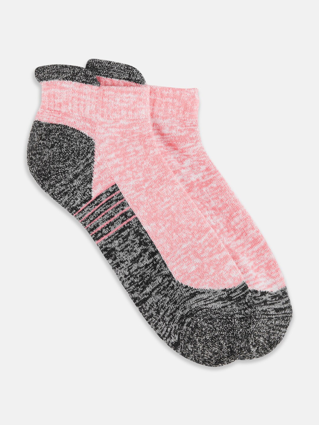 

Ajile by Pantaloons Women Pink & Black Patterned Ankle-Length Socks