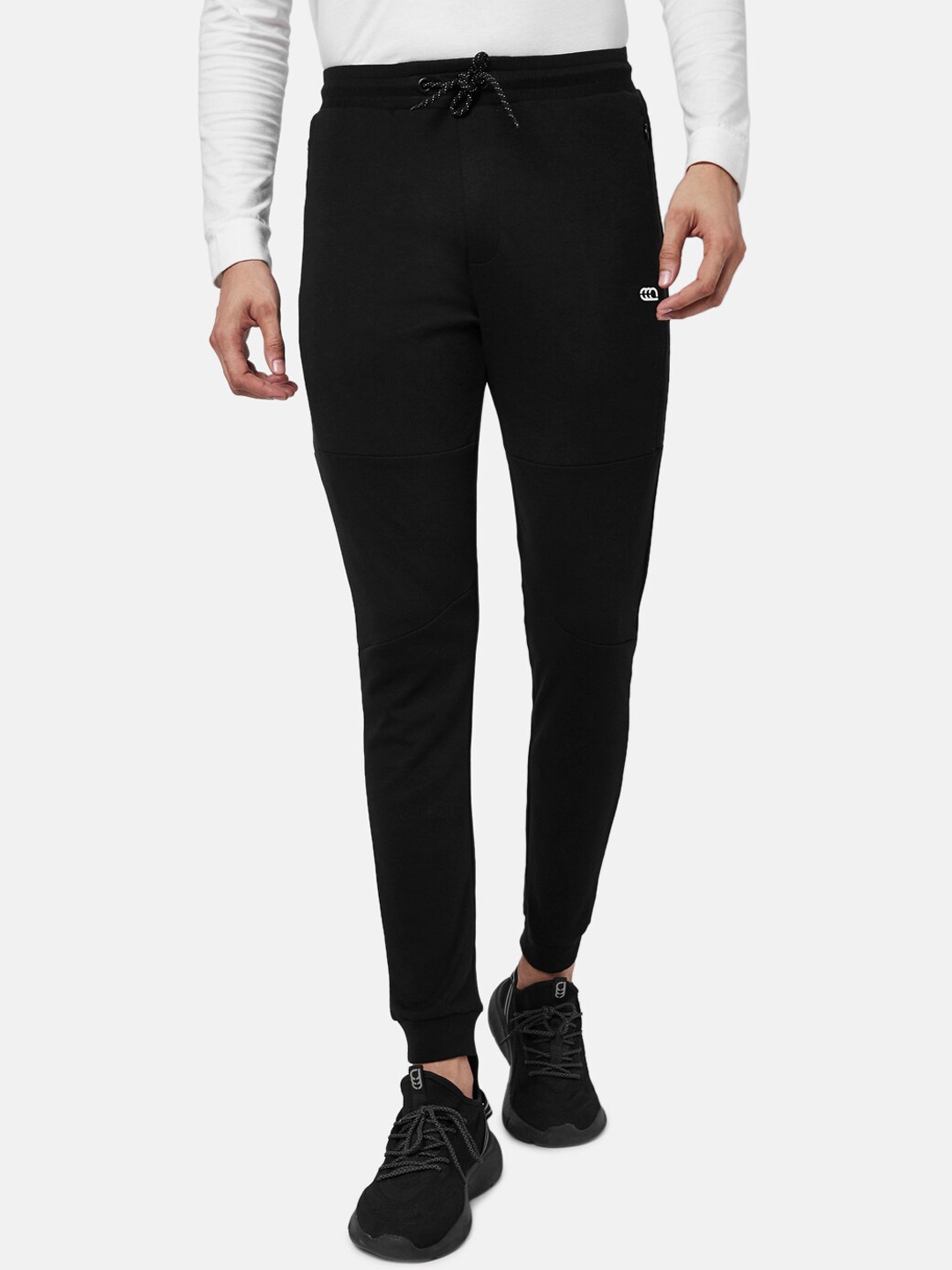 

Ajile by Pantaloons Men Black Solid Track Pant