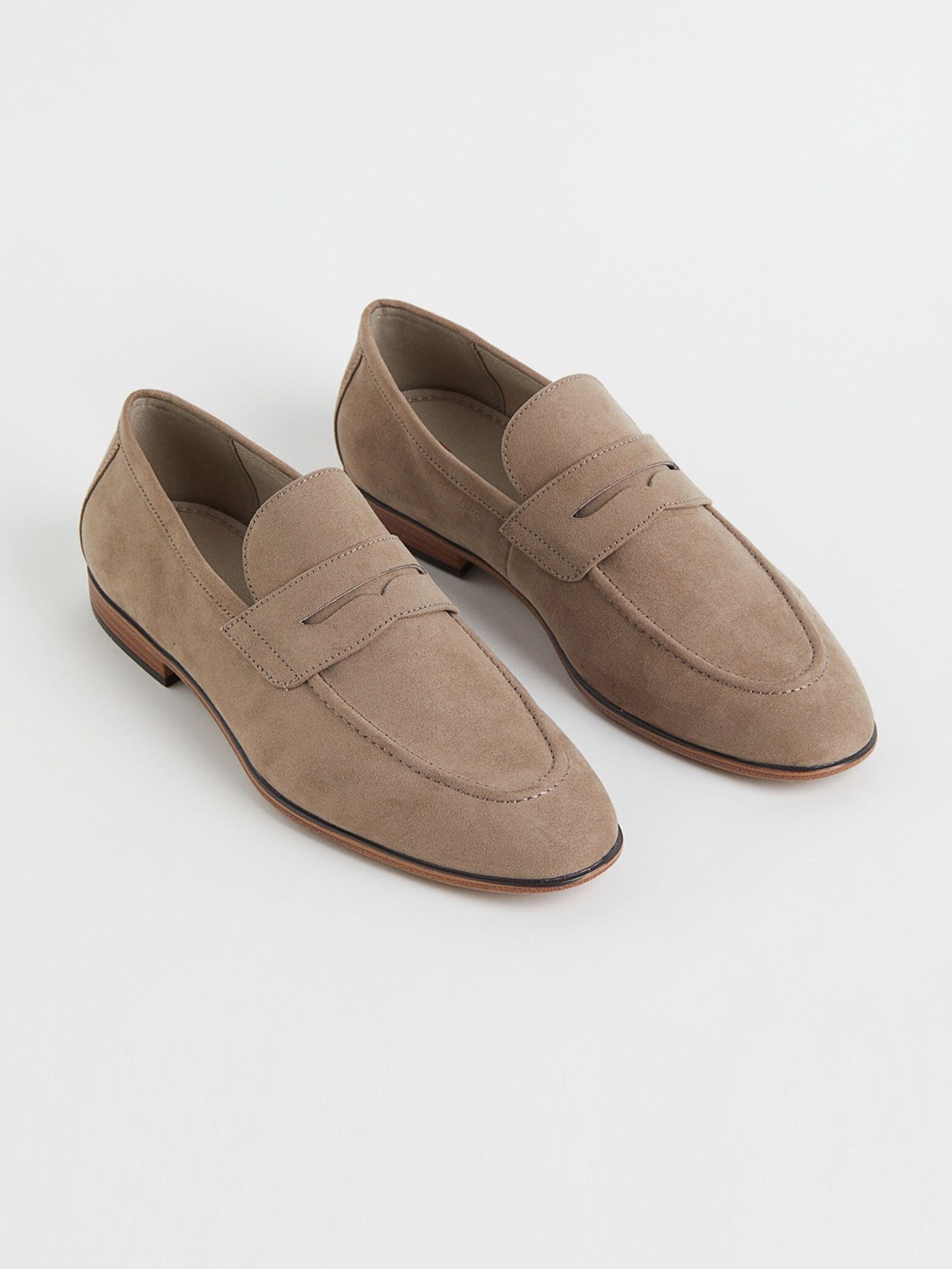 

H&M Men Loafers, Beige
