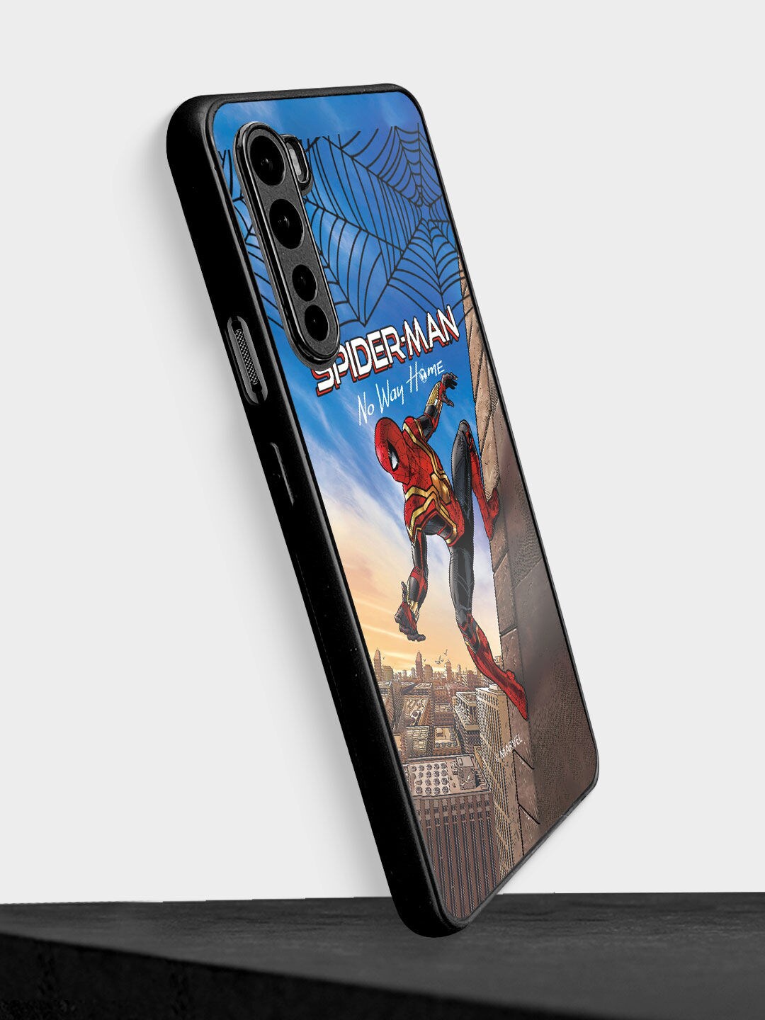 

macmerise Blue & Red No Way Home Spidey Design Printed OnePlus Nord Back Case
