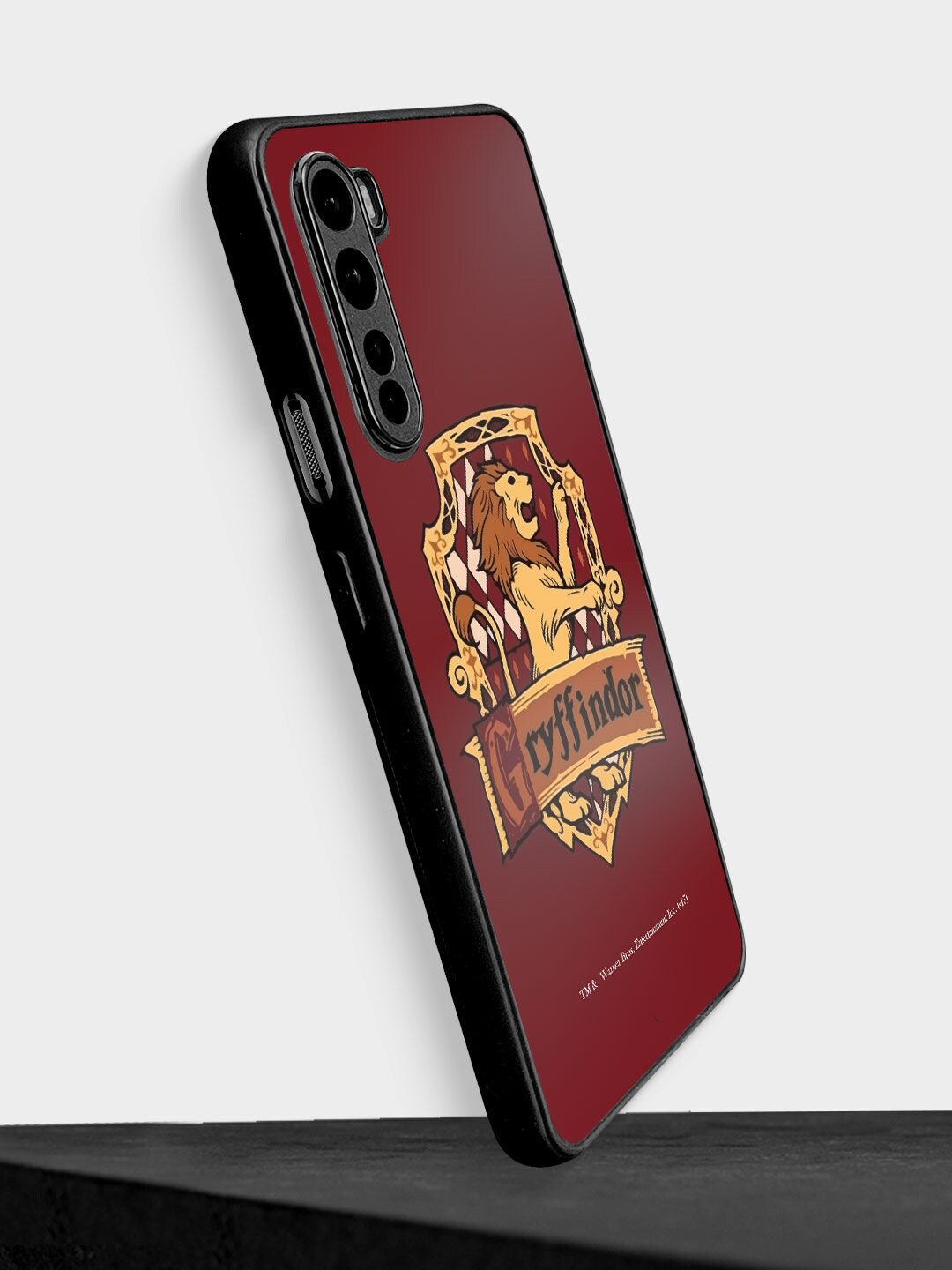 

macmerise Red Printed Crest Gryffindor Design OnePlus Nord Bumper Phone Back Case