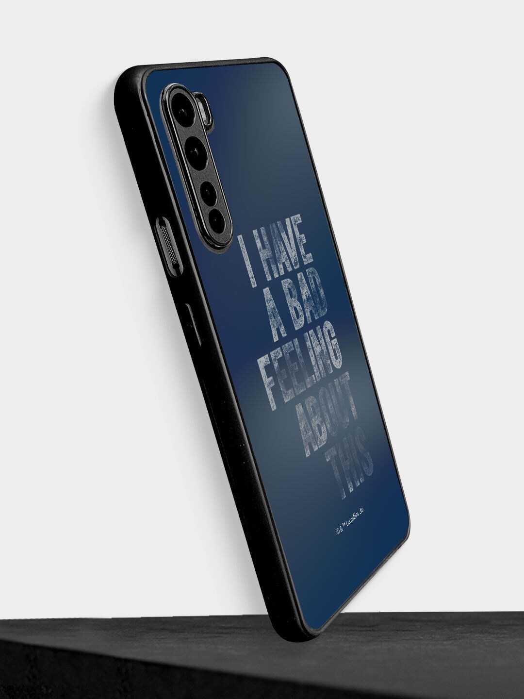 

macmerise Blue Printed Bad Feeling Oneplus Nord Phone Back Case