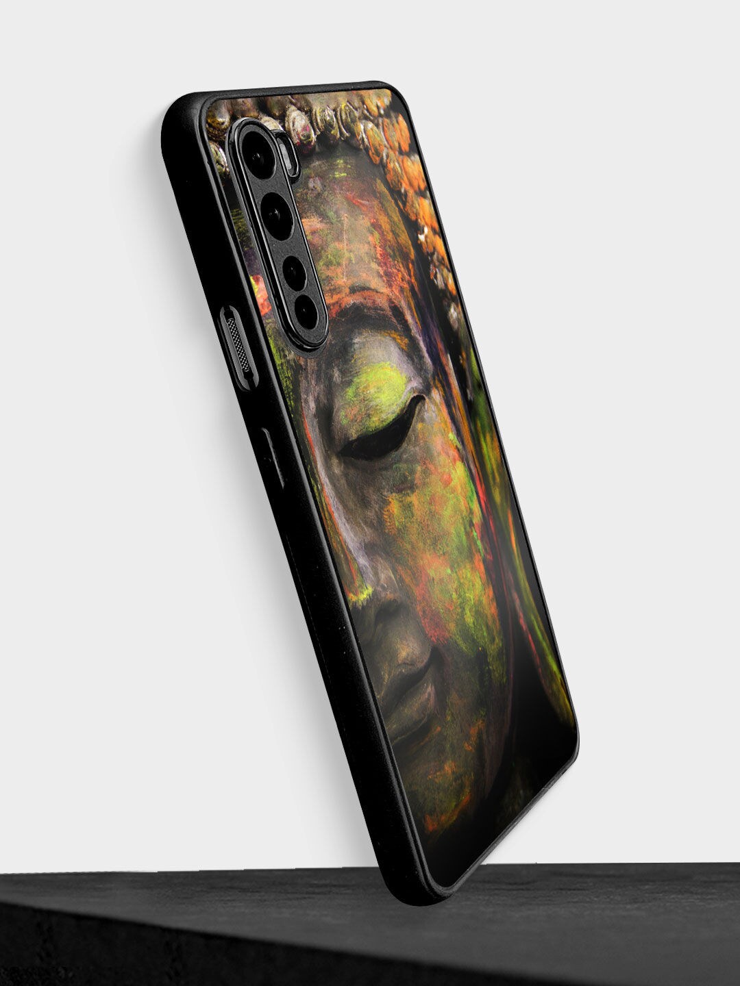 

macmerise Brown & Green Buddha Art Design OnePlus Nord Bumper Phone Back Case