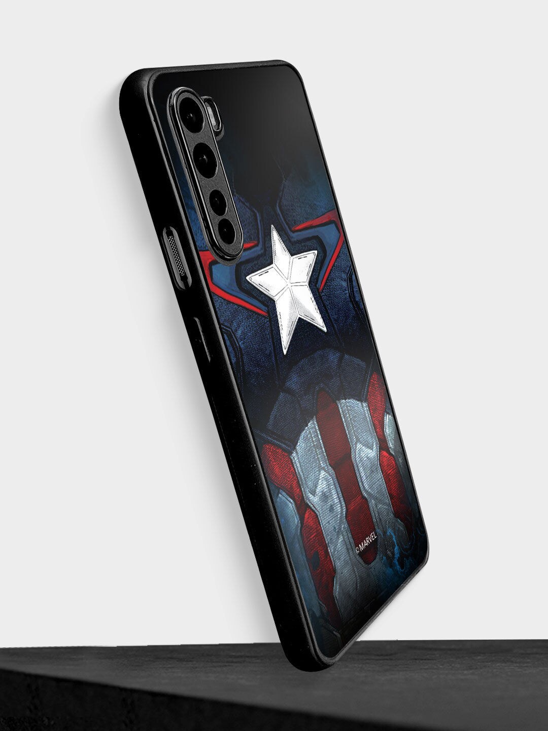 

macmerise Black & White Captain America Suit Printed OnePlus Nord Bumper Back Case