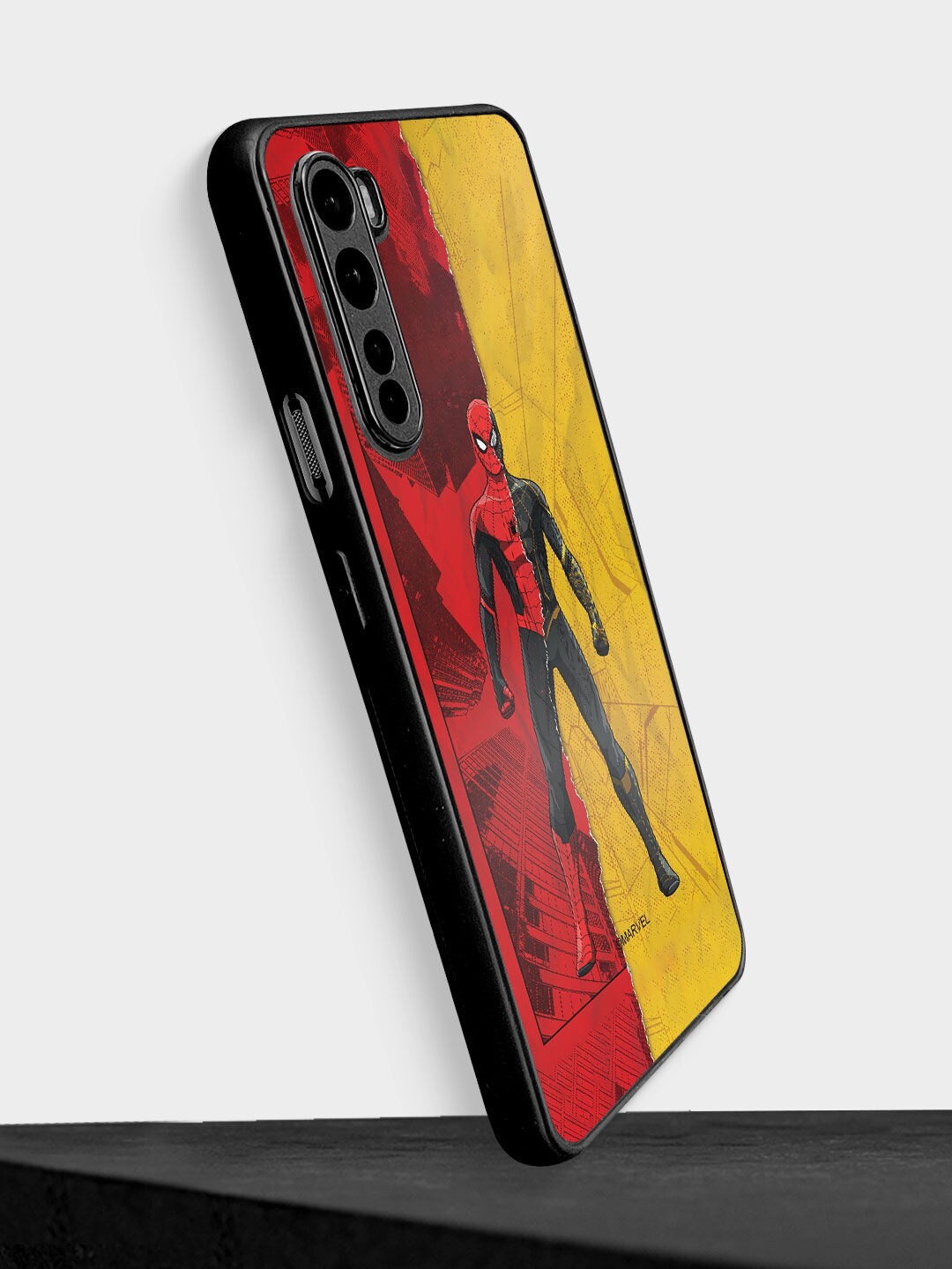 

macmerise Black & Gold-Toned Peter Design Printed OnePlus Nord Bumper Case