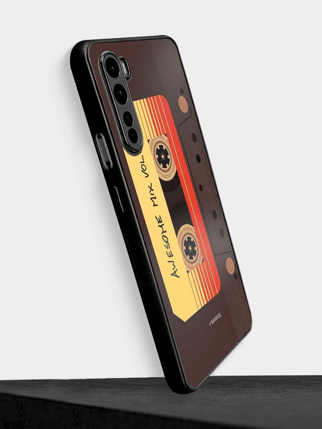 

macmerise Black & Yellow Awesome Mix Tape Design OnePlus Nord Bumper Phone Back Case