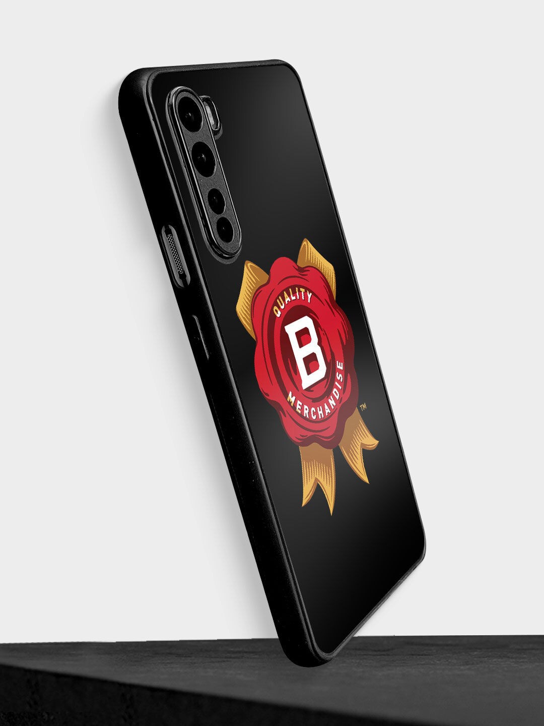 

macmerise Black & Red Printed Jim Beam Rosette OnePlus Nord Bumper Case