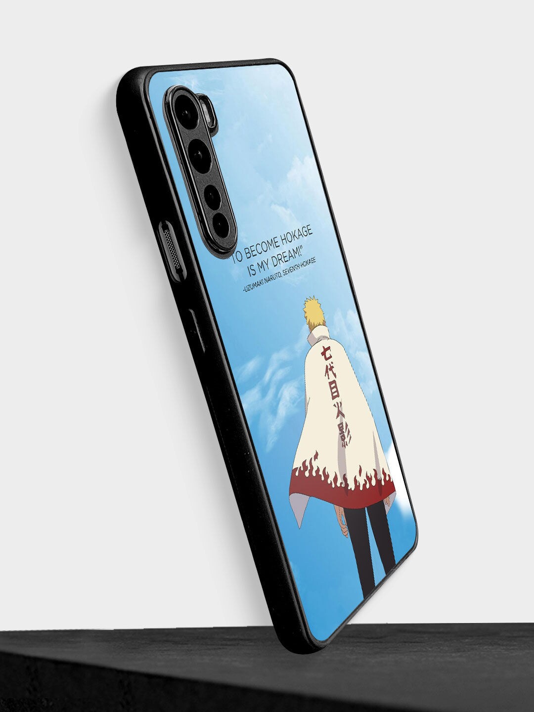 

macmerise Blue& White 7th Hokage Design OnePlus Nord Bumper Phone Back Case