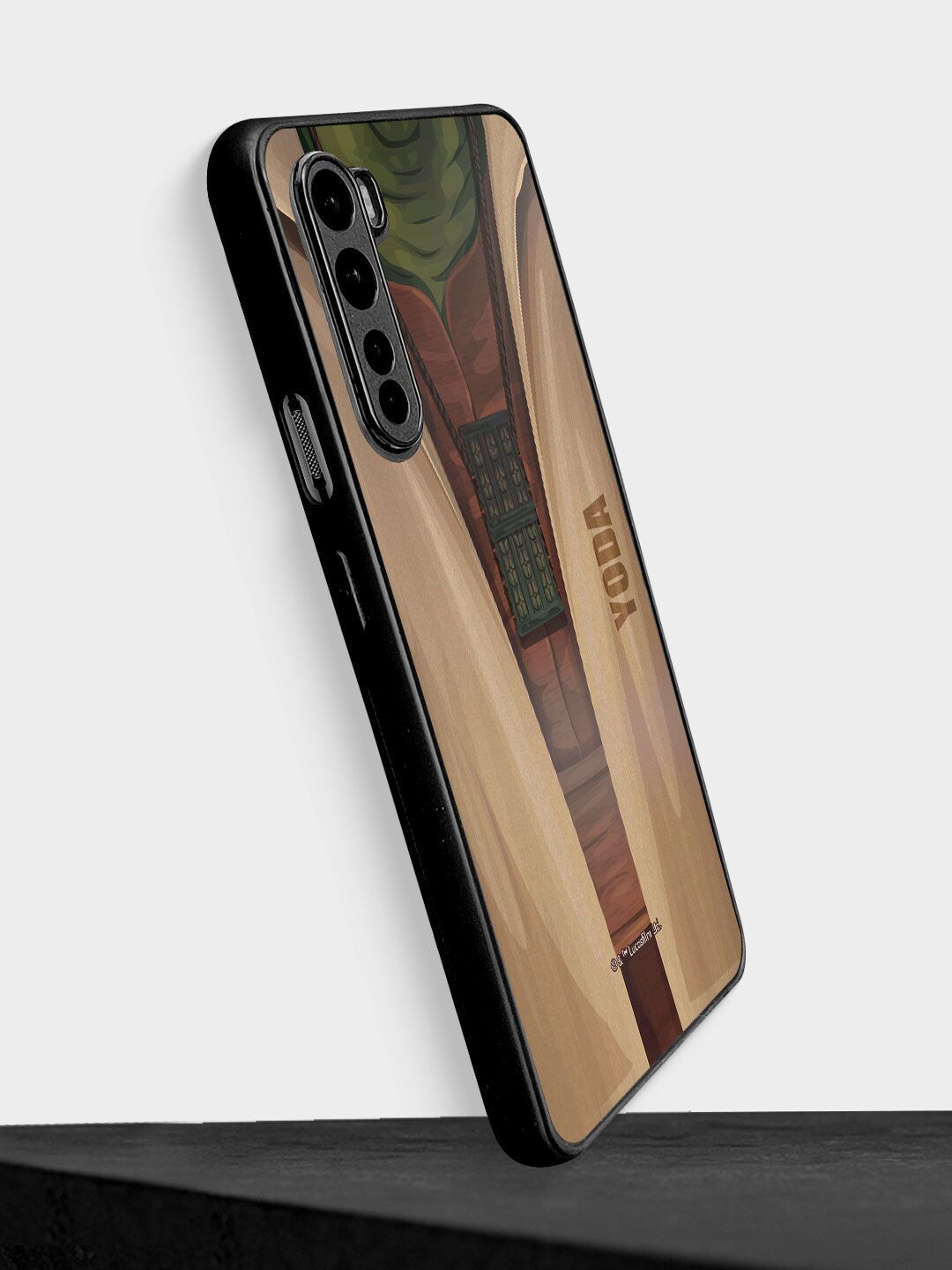 

macmerise Brown Printed Attire Yoda OnePlus Nord Bumper Case