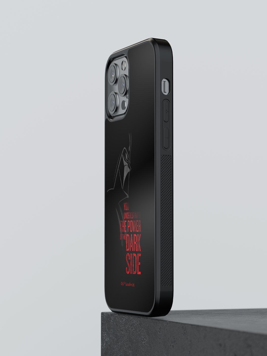 

macmerise Black & Red The Dark Side Design iPhone 12 Pro Max Back Case