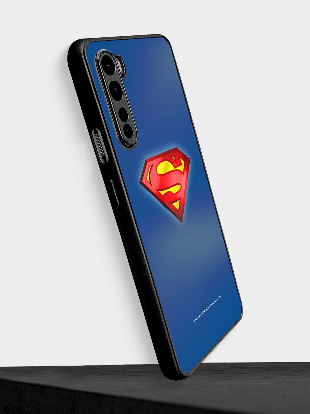 

macmerise Blue & Red Printed Logo Superman OnePlus Nord Bumper Phone Back Case