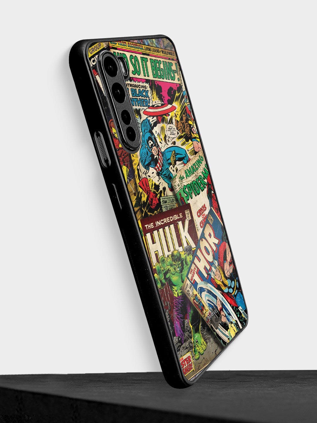 

macmerise Green Printed Marvel Comics Collection OnePlus Nord Bumper Case