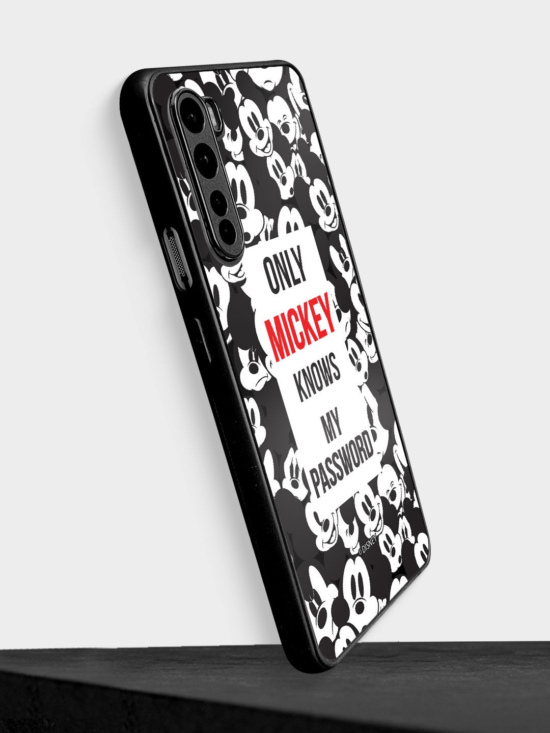 

macmerise Black & White Mickey my Password Design OnePlus Nord Back Case