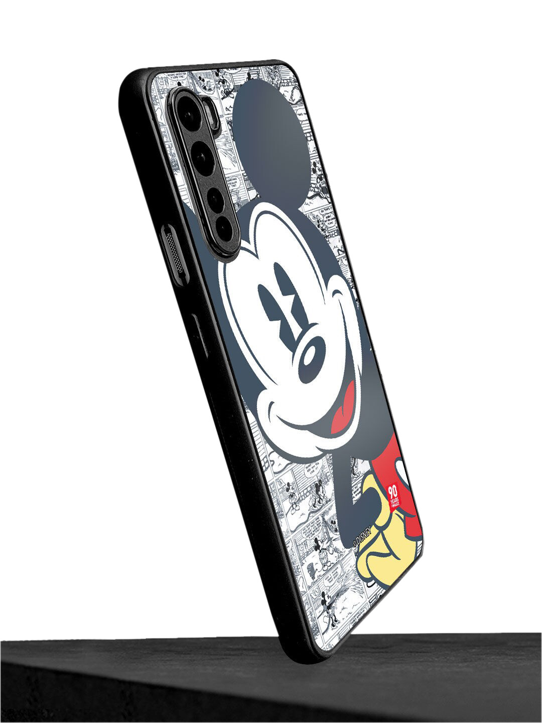 

macmerise Black & White Printed Mickey Comicstrip Oneplus Nord Phone Back Case