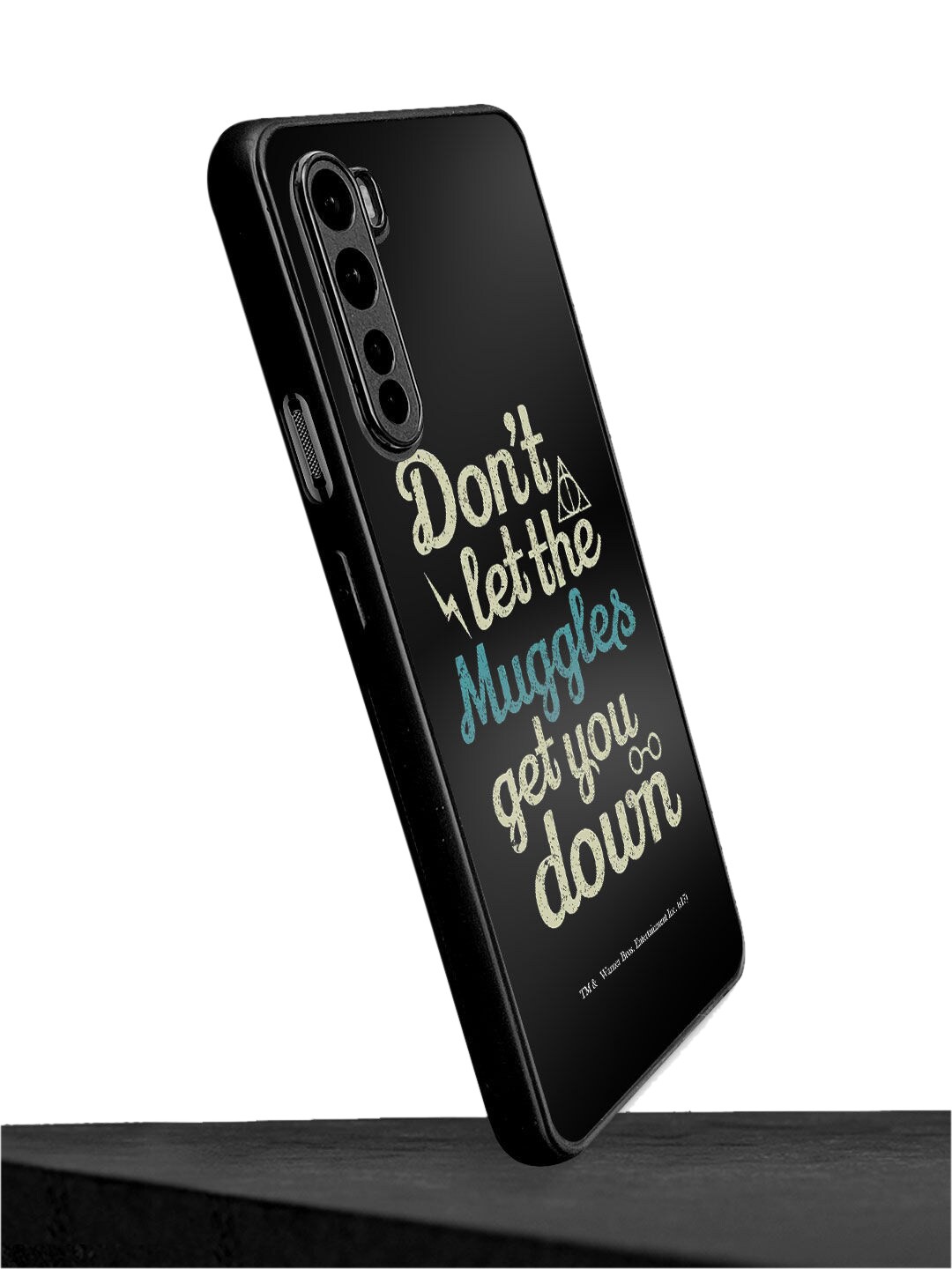 

macmerise Black & Blue Muggle Theory Design Printed OnePlus Nord Bumper Case