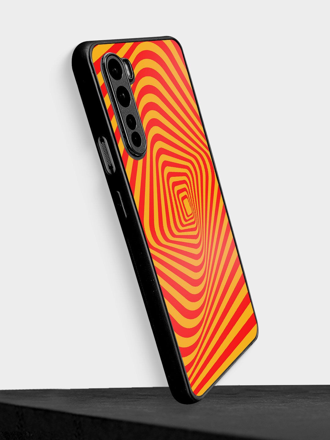 

macmerise Orange Physiollusion Design Printed OnePlus Nord Back Case, Multi