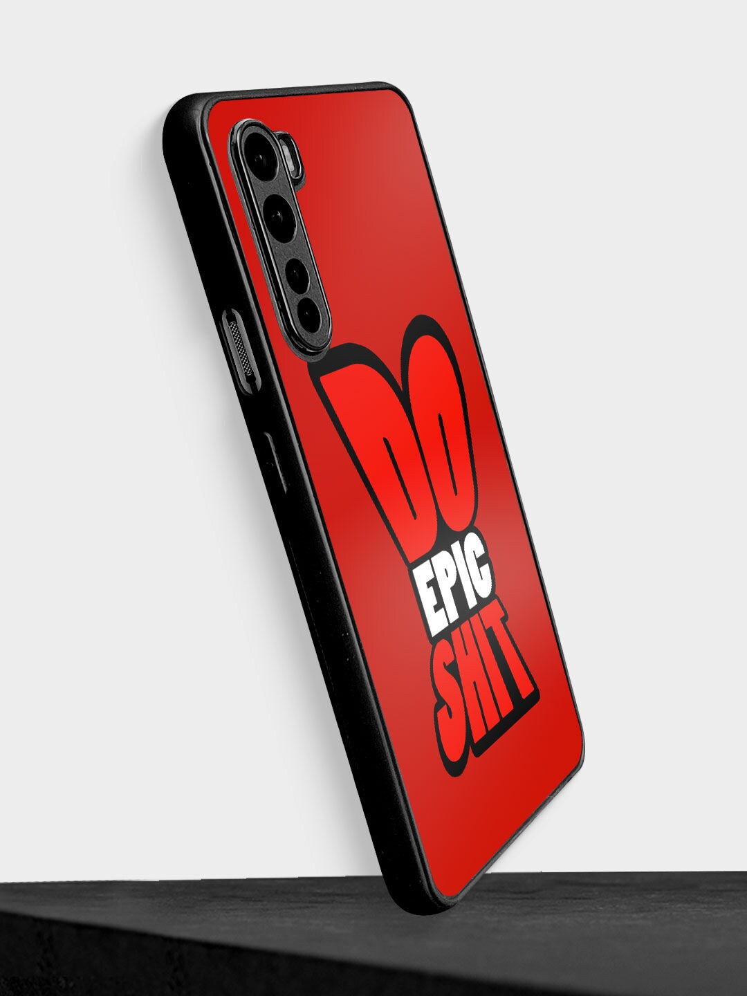 

Macmerise Red Do Epic Shit Design OnePlus Nord Bumper Phone Back Case