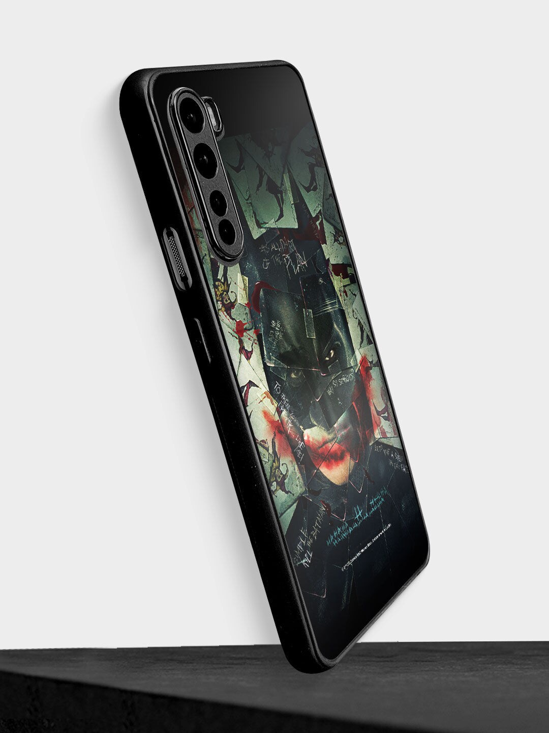 

macmerise Black Printed Bat Joker OnePlus Nord Bumper Phone Back Case