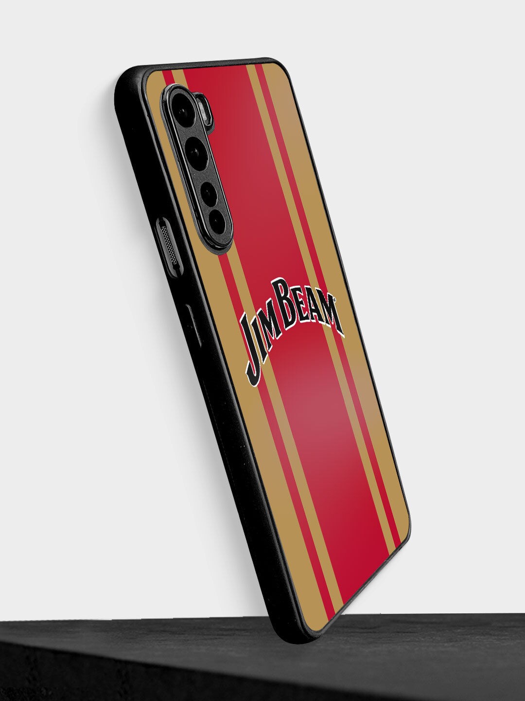 

macmerise Red Jim Beam Printed iPhone OnePlus Nord Bumper Case