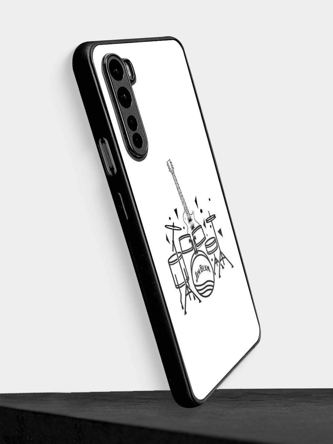 

macmerise White Printed Jim Beam OnePlus Nord Bumper Case