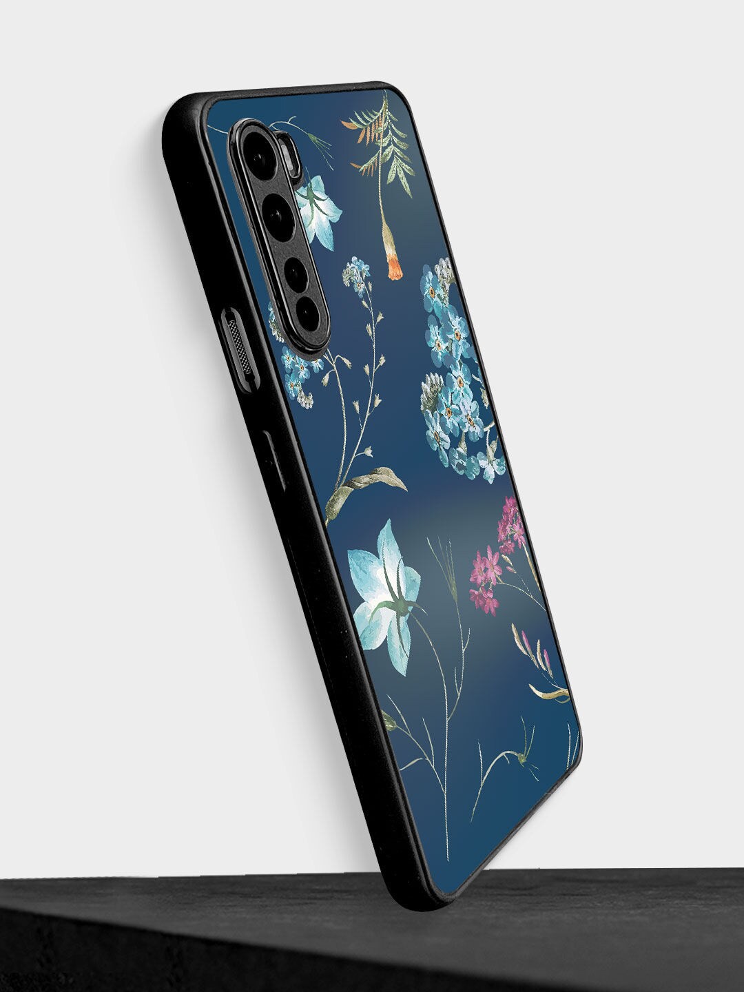 

macmerise Black Printed Cerulean Design OnePlus Nord Phone Back Case, Teal