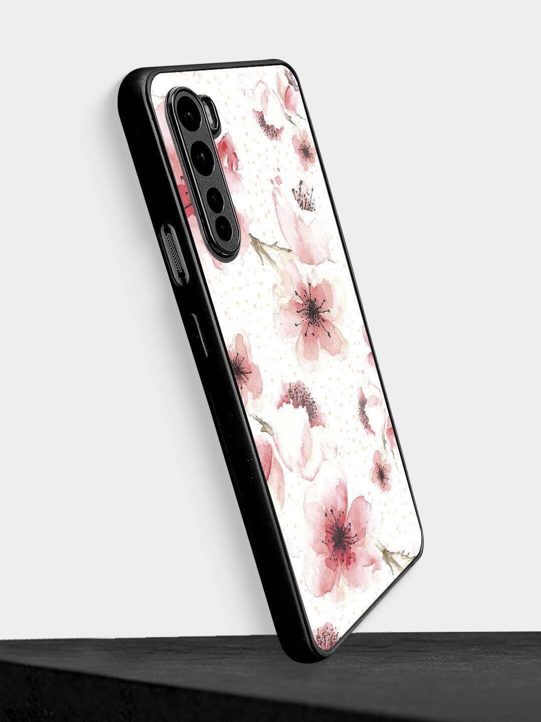 

macmerise White Printed Peach Pastels Design OnePlus Nord Phone Back Case
