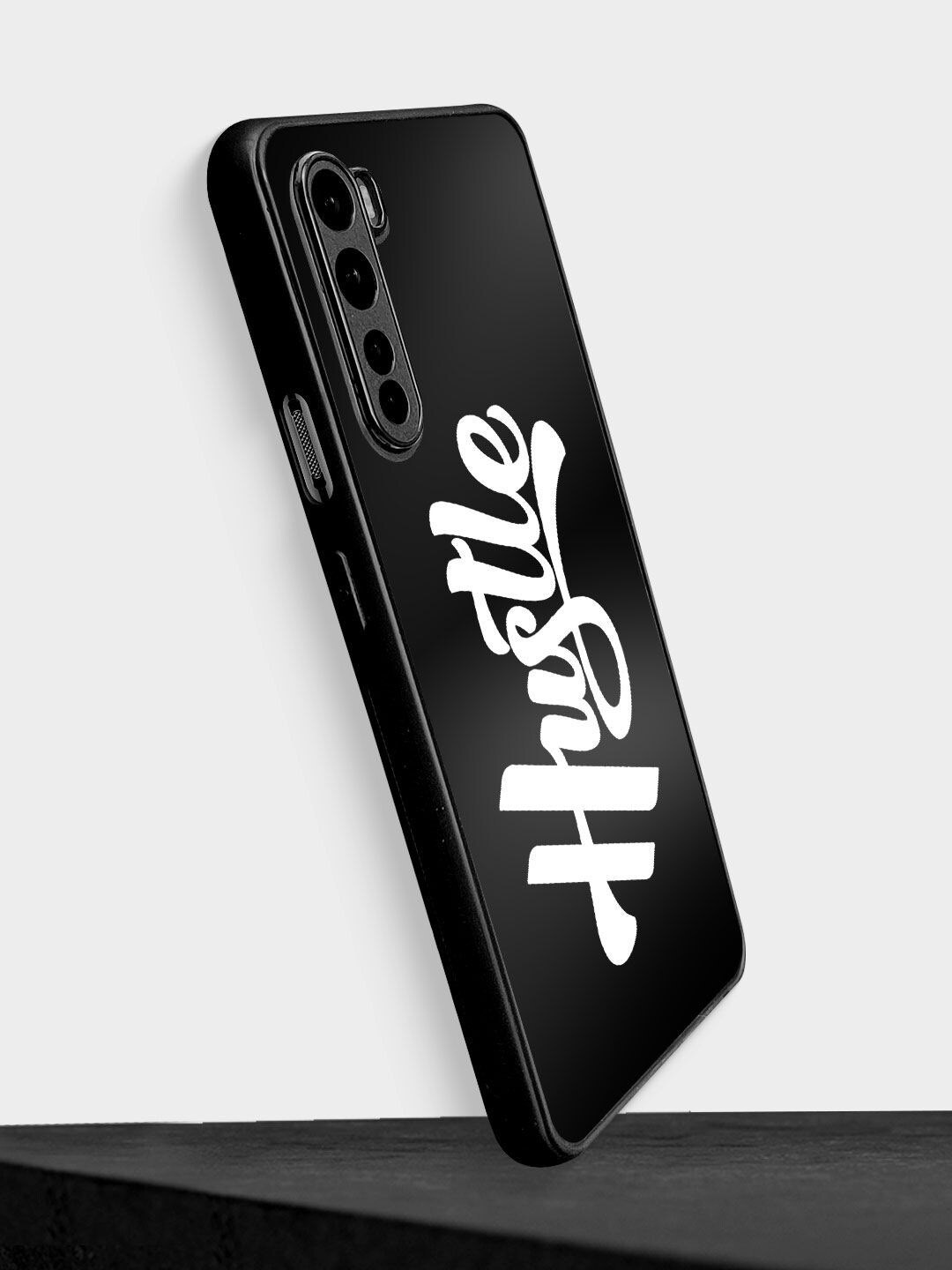 

macmerise Black & White Hustle Black Design OnePlus Nord Back Case